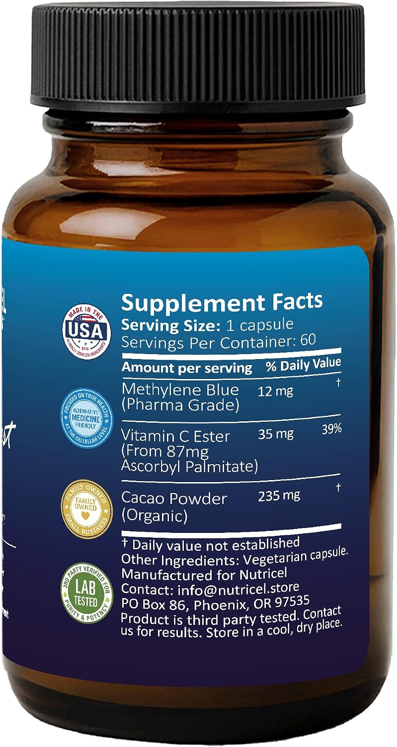 Nutricel Supplements BLUE BOOST– Enhanced Absorption Dietary Supplement | 60 Capsules