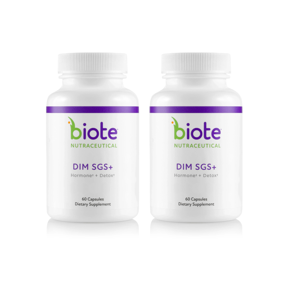 BIOTE DIM Nutraceuticals DIM SGS + - Hormone + Detox (120 Capsules)