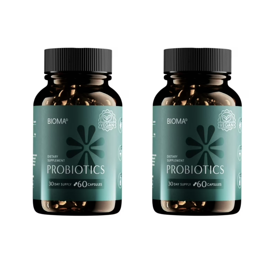 Bioma Probiotics - Digestive gut support health supplement for men and women - 120 count