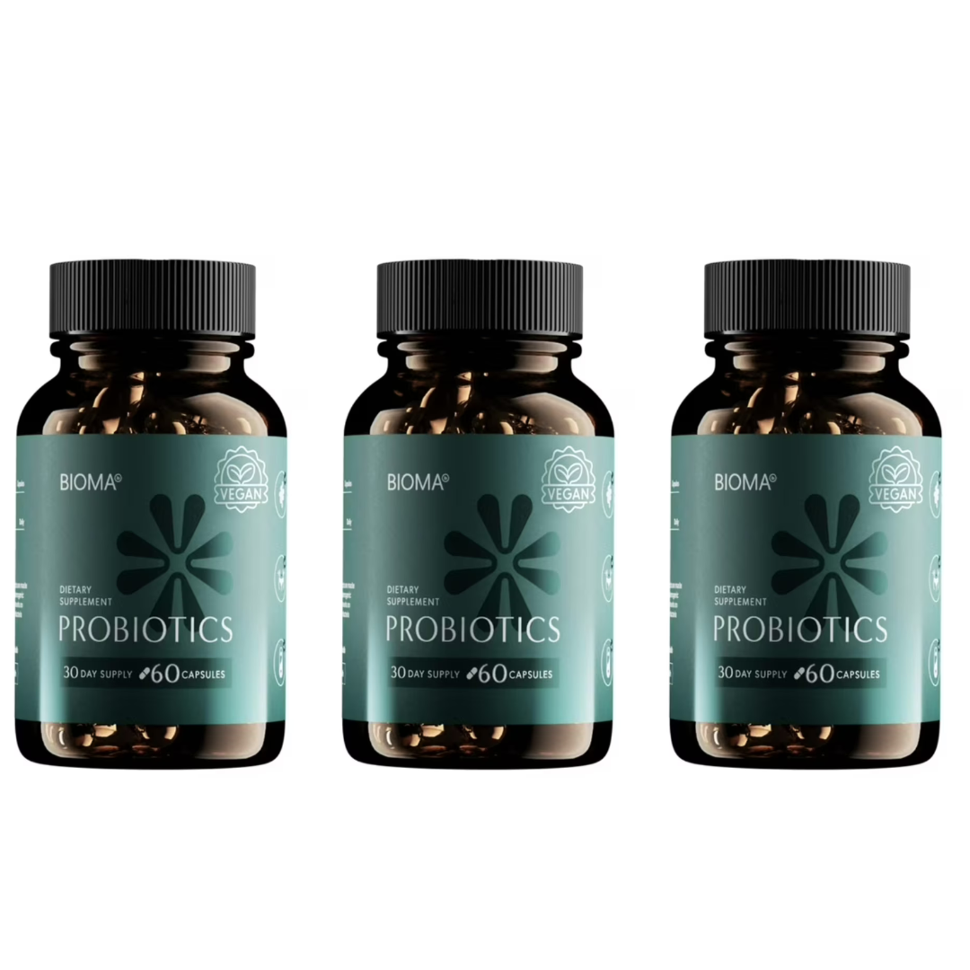 Bioma Probiotics - Digestive gut support health supplement for men and women - 180 count
