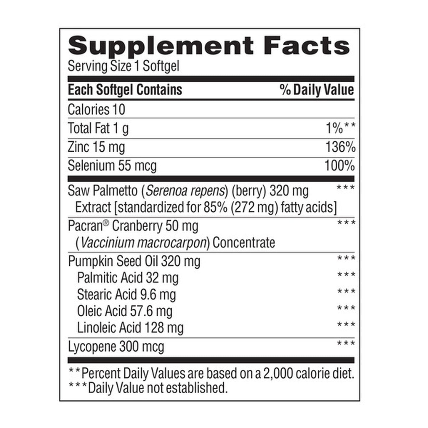 Trunature Prostate Health Complex, Prostate Support for Men with Saw Palmetto & Plant Sterols - 250 Softgels