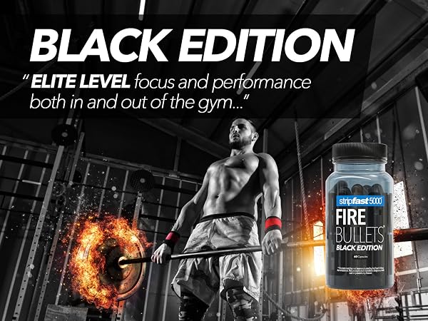 Stripfast5000 Fire Bullets Black Edition |UNISEX| 60 counts
