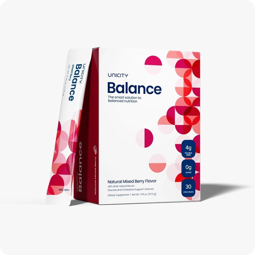 Unicity Balance Trio – Ultimate Flavor Bundle LEMON,ORANGE,MIXED BERRY (3 x 30 Stick Packs)
