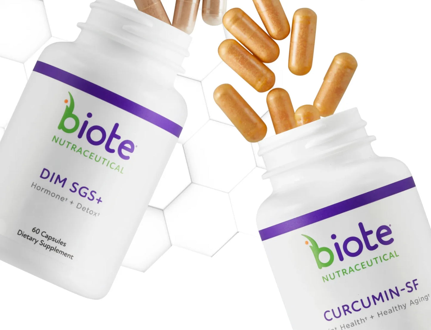 BIOTE Nutraceuticals DIM SGS + Hormone with Detox dietary supplement (60 Capsules)