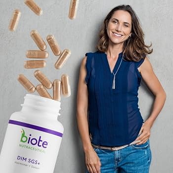 Biote Nutraceutical DIM SGS+ | Hormone Balance & Detox Support – 60 Capsules