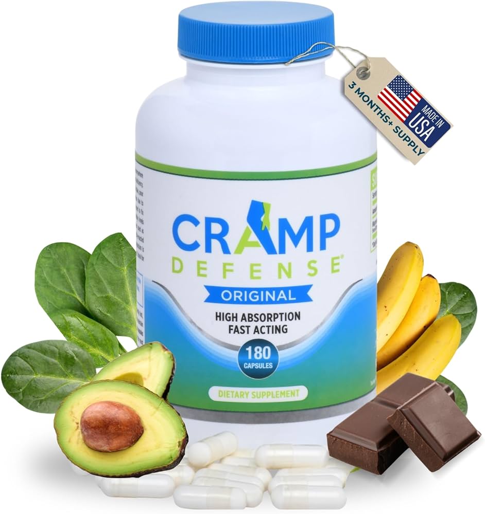 Cramp Defense® relief for all muscles cramps , Supplement Dietary 180 counts