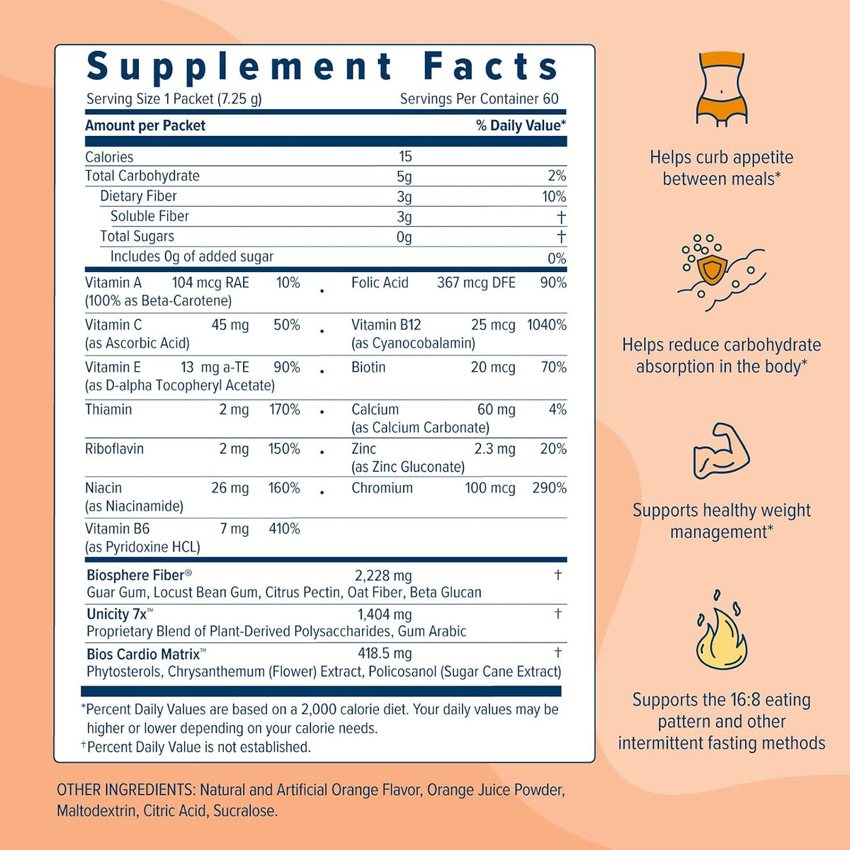 Unicity Balance – Natural Orange Flavor (30 Stick Packs)