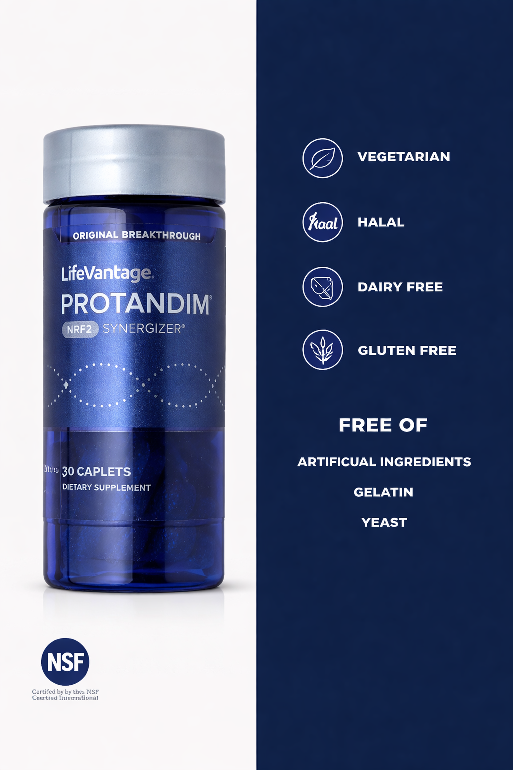 Protandim Nrf2 Synergizer (30 Caps) Nrf2 Activator, Healthy Aging Supplement