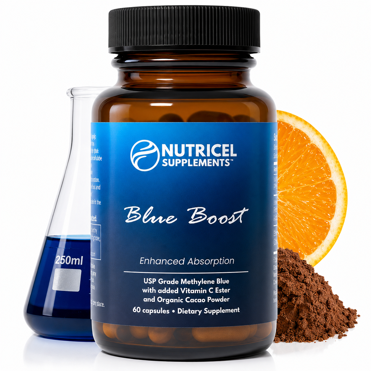 Nutricel Supplements BLUE BOOST– Enhanced Absorption Dietary Supplement  | 60 Capsules