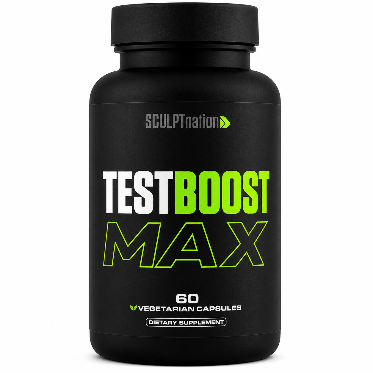 Sculpt Nation Test Boost Max – Natural Testosterone Support | 60 Vegetarian Capsules