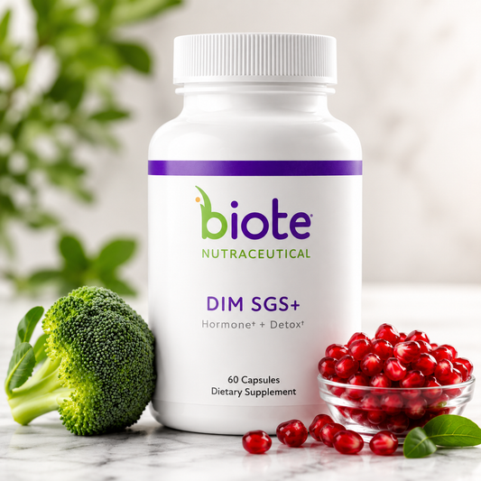 Biote Nutraceutical DIM SGS+ | Hormone & Detox Support 60 Capsules