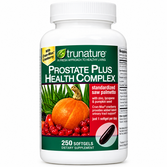 Trunature Prostate Plus Health Complex , Dietary supplement 250 Softgels