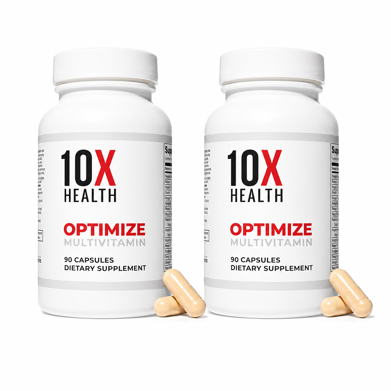 10X Health Optimize Multivitamin – 180 Capsules (Pack of 2)