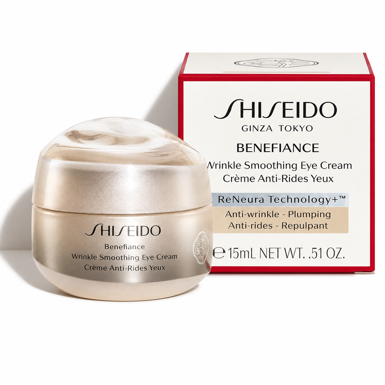 Shiseido Benefiance Wrinkle Smoothing Eye Cream 15ml | ReNeura Technology+™