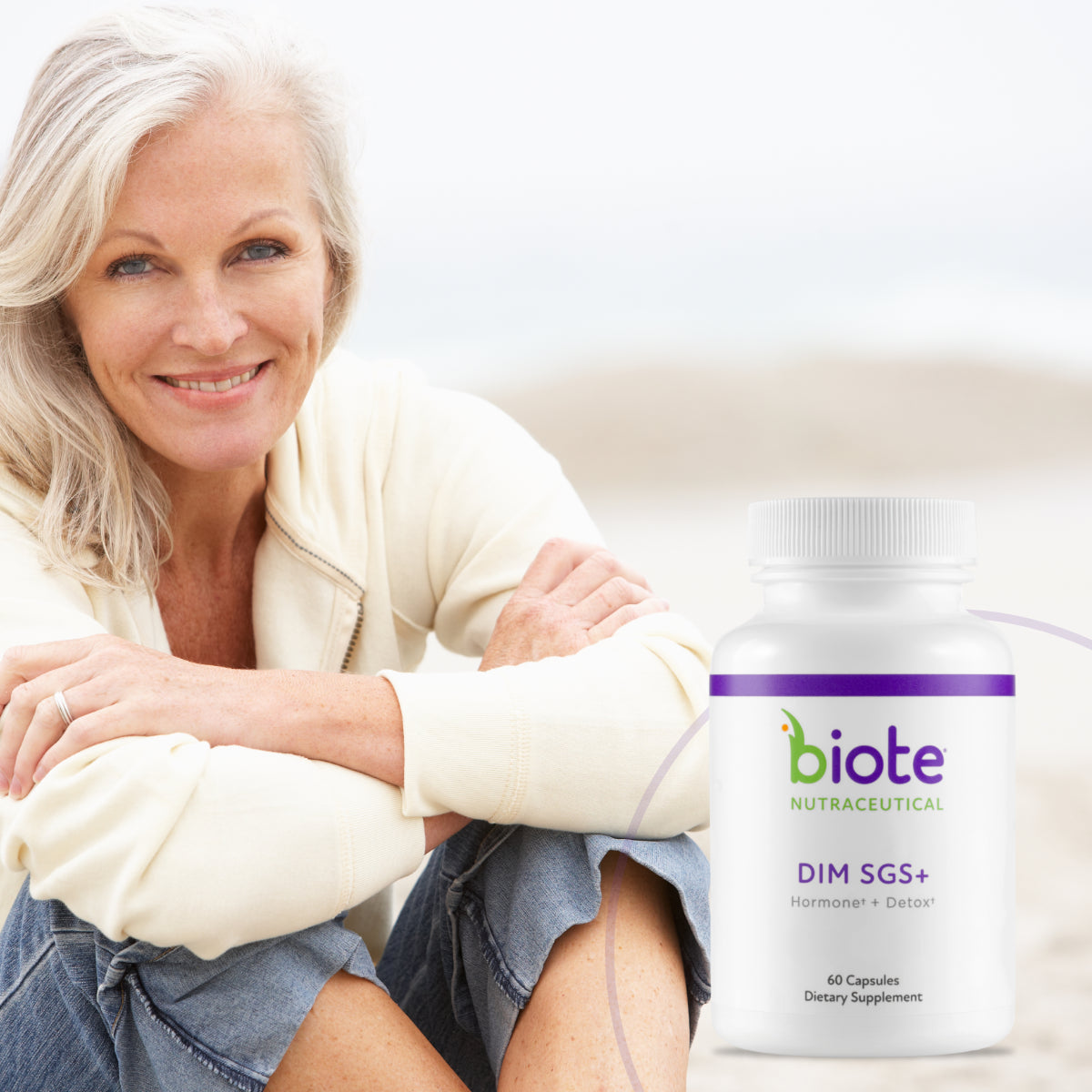 Biote Nutraceuticals - DIM SGS + - Hormone + Detox (60 Capsules)