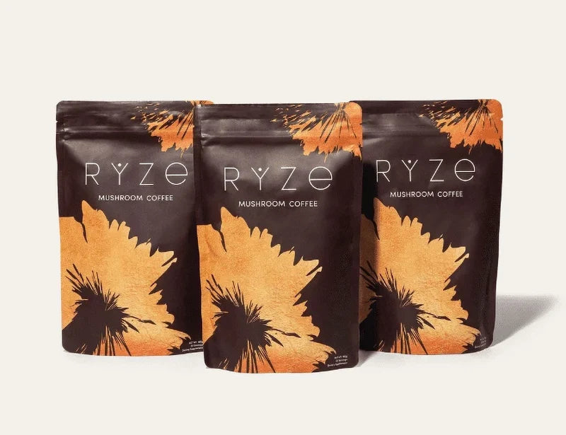 RYZE Mushroom Coffee | Organic Adaptogenic Coffee Blend for Focus, Energy & Immunity