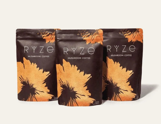 RYZE Mushroom Coffee | Organic Adaptogenic Coffee Blend for Focus, Energy & Immunity