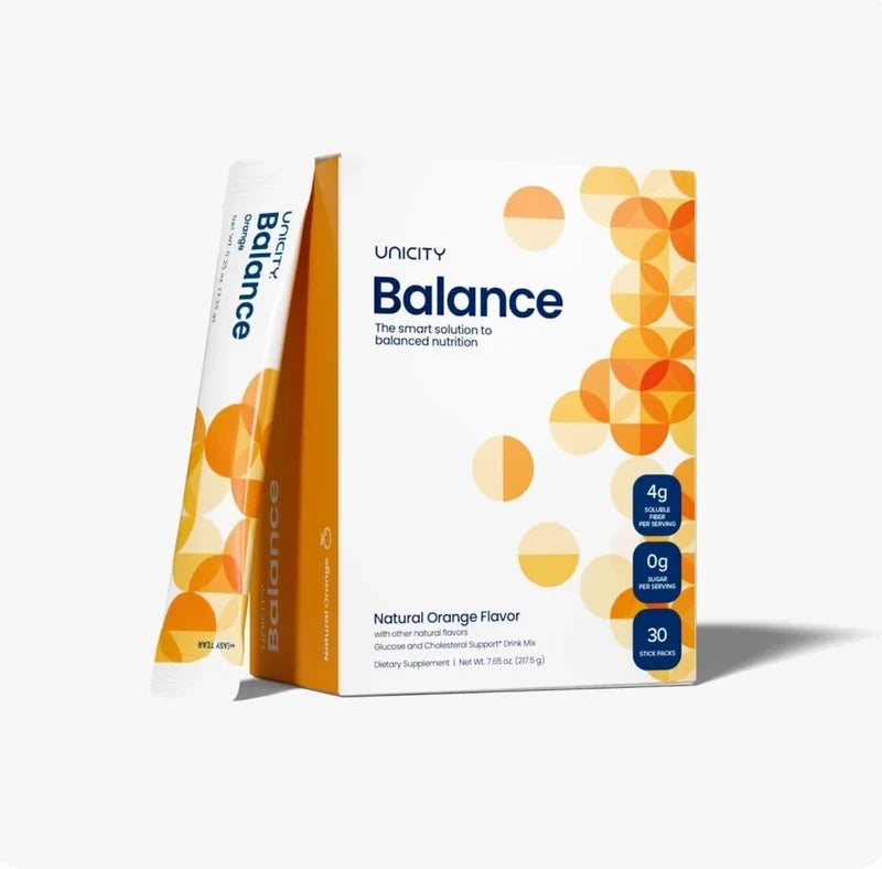 Unicity Balance Natural Orange | Appetite Control & Metabolic Support (30 Packets)