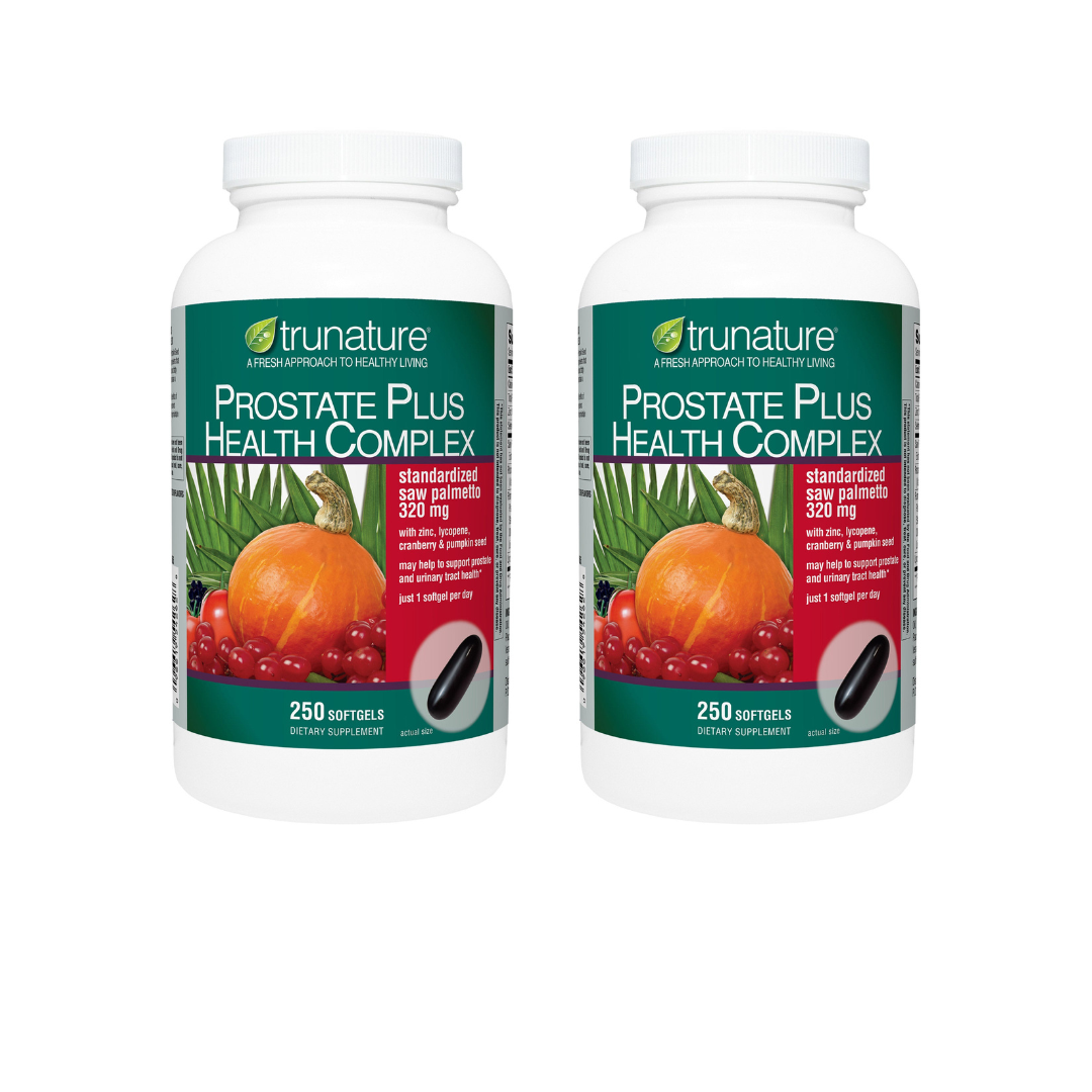 Trunature Prostate Health Complex, Prostate Support for Men with Saw Palmetto & Plant Sterols - 250 Softgels