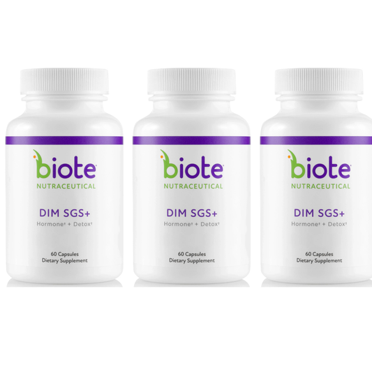 BIOTE DIM Nutraceuticals DIM SGS + - Hormone + Detox 3 packs (180 Capsules)