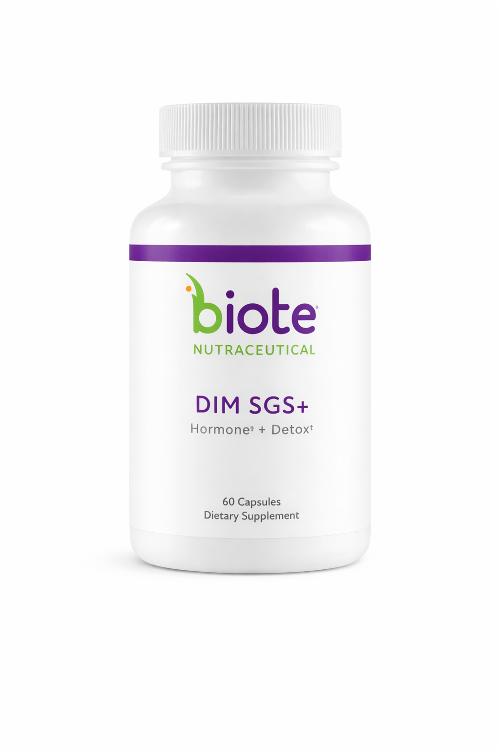 BIOTE Nutraceuticals DIM SGS + Hormone + Detox - 60 Capsules