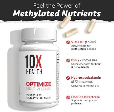 10X Health Optimize Multivitamin Dietary Supplement – 90 Capsules