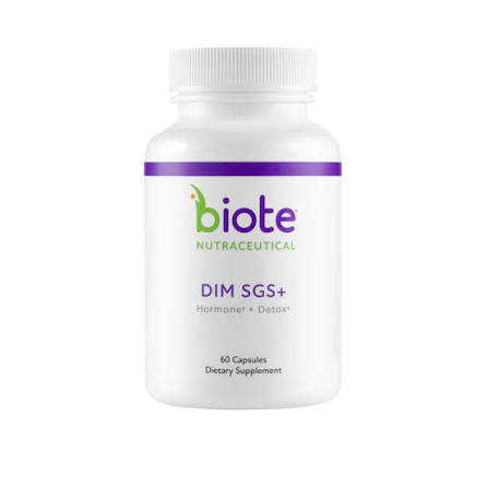 Biote Nutraceuticals DIM SGS+ Hormone Balance & Detox Supplement 60 count