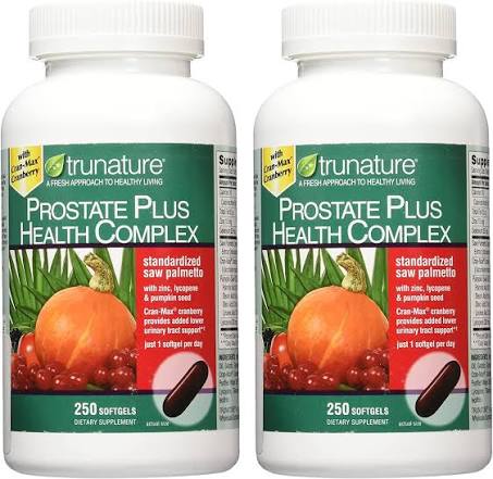 trunature Prostate Plus Health Complex - 2 Pack, 500 Softgels