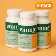 Emma Gut Health Relief Supplement - 60 Caps,2-Pack